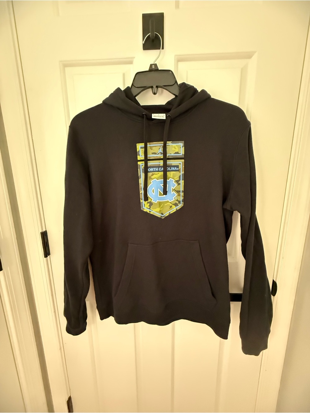 Nike Black Hoodie with Jordan Camouflage UNC